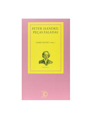 Livro, Peter Handke: peças faladas[LS]