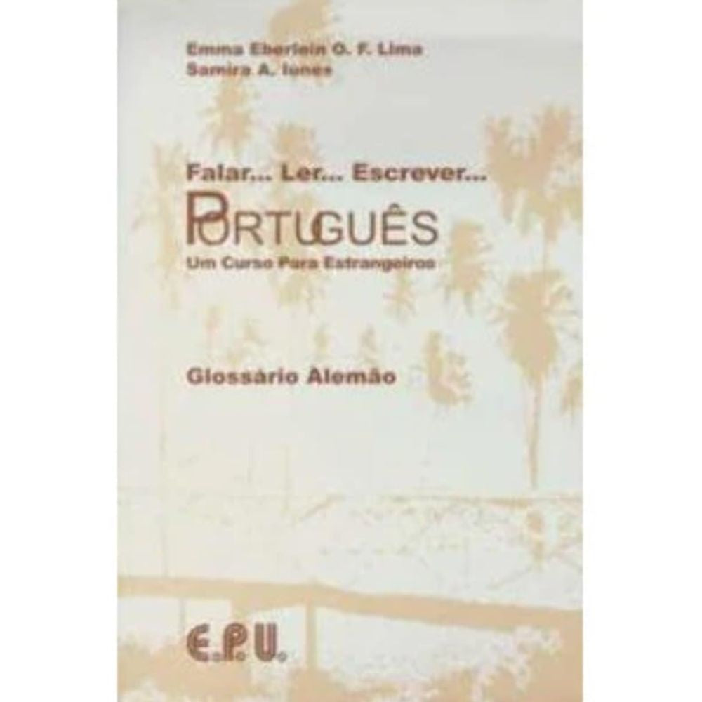 Falar..ler..escrever português glossário alemão 1/00 | Lima; Iunes