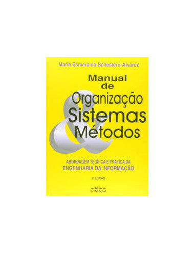 Livro, Manual de Organização Sistemas Métodos Aborda Teór Prát 6/15[LS]