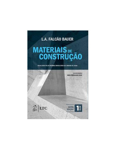 Livro, Materiais de Construção (Bauer) v.1 6/19[LS]