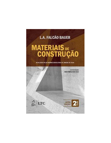 Livro, Materiais de Construção (Bauer) v.2 6/19[LS]