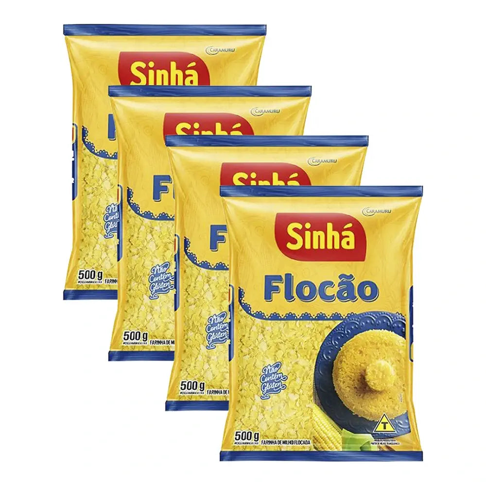 Flocão de Milho Sinhá - Pack 4x 500gr