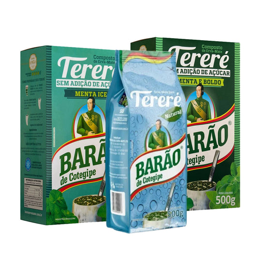 Pack Natural Tereré Herb + Mint and Bilberry + Ice Mint - 3x 500g