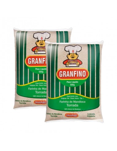 Granfino Toasted Cassava Flour Pack - 2x 500g