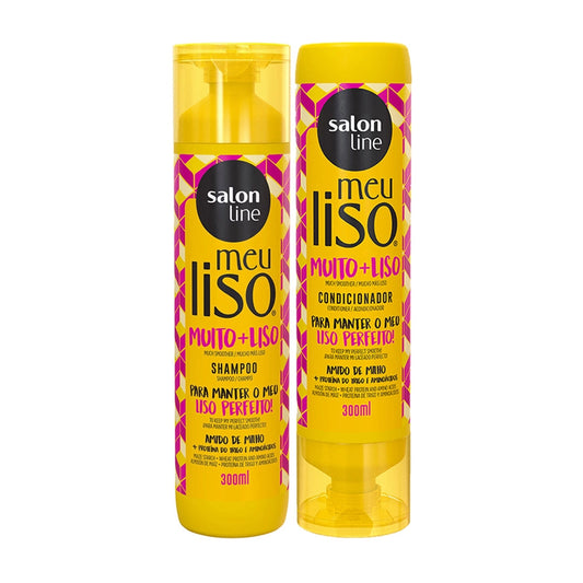 Pack Salon Line Muito + Liso Amido de Milho (Shampoo + Condicionador)