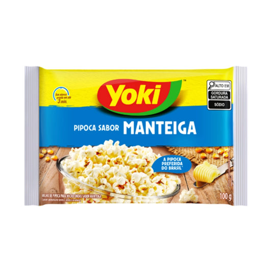 Pipoca de Microondas Manteiga YOKI 100g