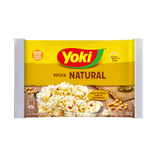 YOKI Natural Microwave Popcorn 100g