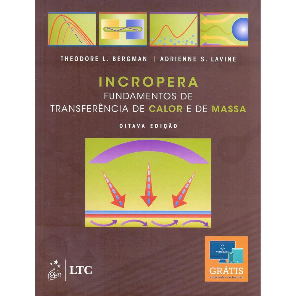Incropera fundamentos de transferência de calor e massa 8/19 | Bergman, Theodore