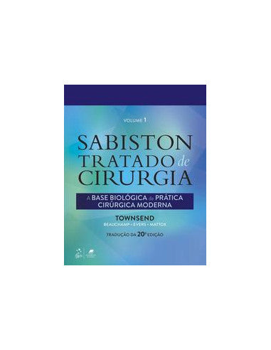 Livro, Sabiston Tratado de Cirurgia Base Biológica da Prática 20/19[LS]