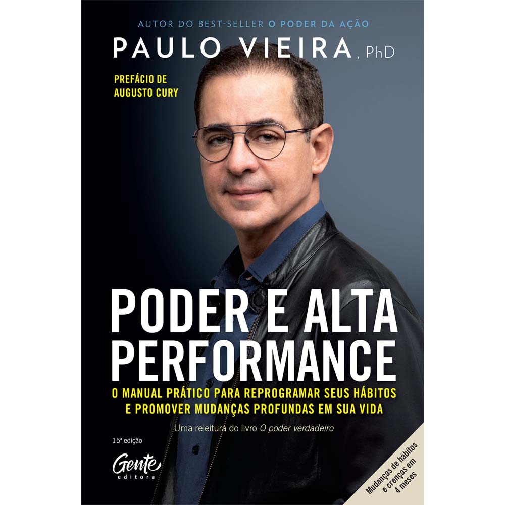 Livro, Poder e Alta performance - de Paulo Vieira