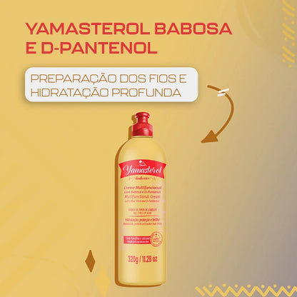 Yamasterol Creme Capilar Multifuncional Babosa e D-Pantenol - 320g